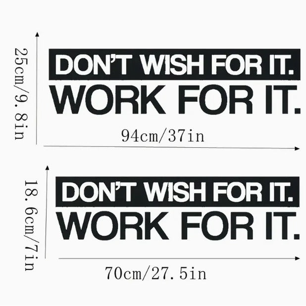 Hustleee wall motivation.