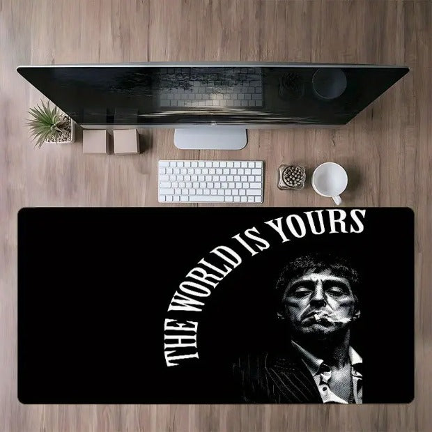 Hustleee mouse pad.