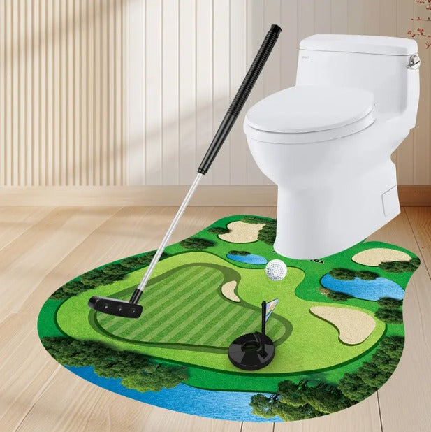 Hustleee Toilet Break Putting Tee.