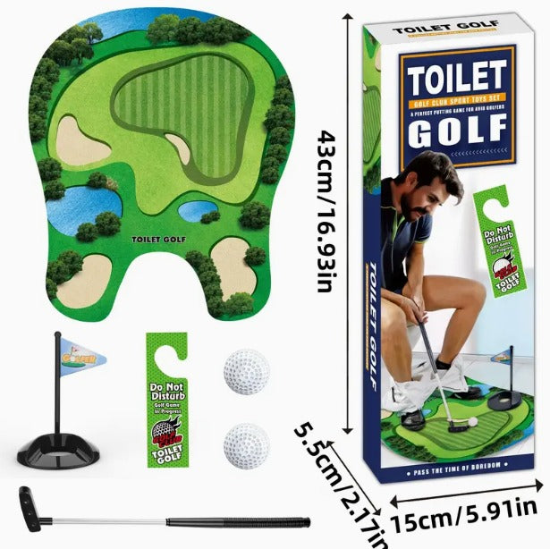 Hustleee Toilet Break Putting Tee.